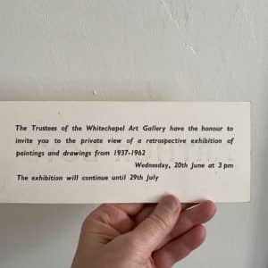 Arthur Boyd :  a retrospective exhibition,June-July, 1962, Whitechapel Gallery , London. - Image 2