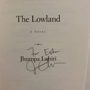 The Lowland by Jhumpa Lahiri (Signed Copy) - Image 2