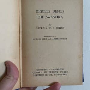 Biggles Defies the Swastika by Captain W.E. Johns - Image 2