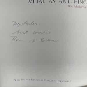 Metal as Anything by Ron McBurnie ( signed by Author) - Image 2
