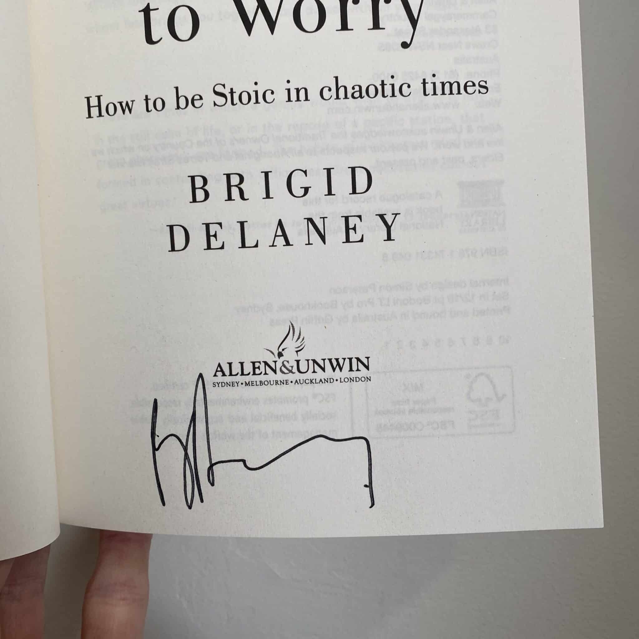 Reasons Not To Worry By Brigid Delaney Signed Copy Gertrude Reasons not to worry by brigid delaney signed copy gertrude