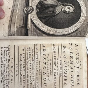 The Adventures of Telemachus the Son of Ulysses - Volume One, by Archbishop of Cambray - Image 2