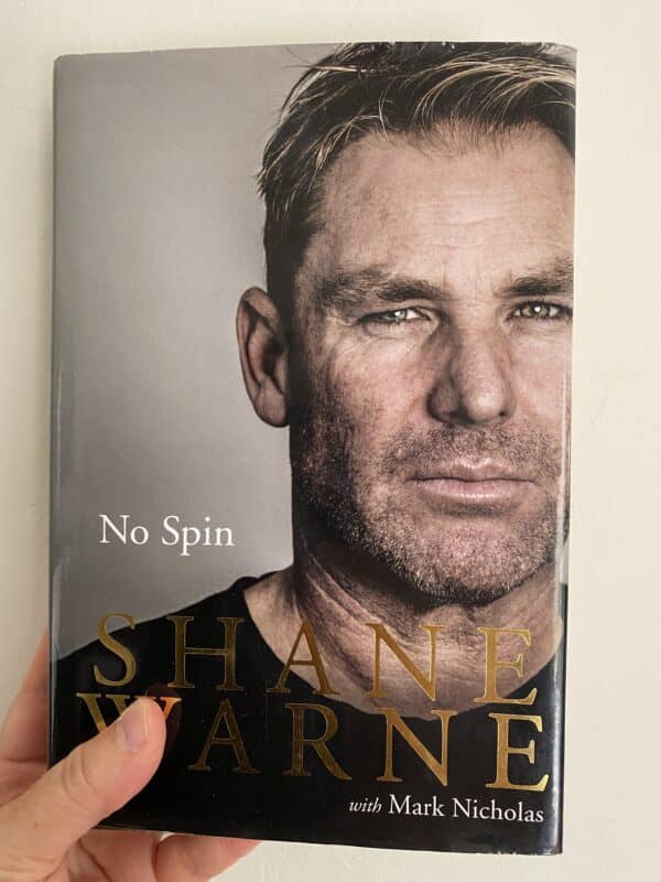 No Spin by Shane Warne with Mark Nicholas ( Signed Copy)