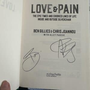 Love & Pain by Ben Gillies & Chris Joannou ( Signed Copy - Both Authors) - Image 2