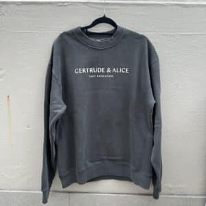 Crew Neck Sweat - Faded Black - Image 2