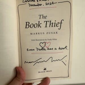 THE BOOK THIEF by Markus Zusak (Very Rare Signed copy) - Image 3